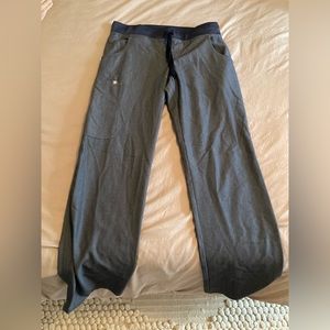 Blue/Grey Figs Scrub Pant. XS.